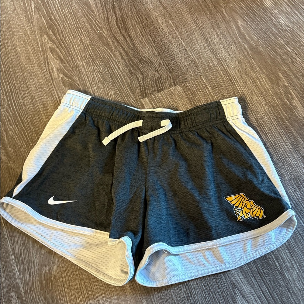 Nike Women's Reversible Black and White Athletic Shorts
